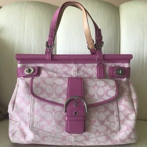 Coach Canvas and Leather Handbag